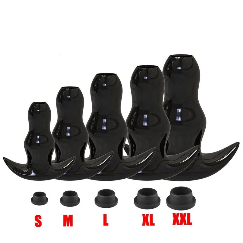 Ass Tunnel Plug Silicone Transparent  -  Plug Avenue