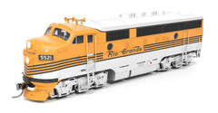 BLI 9666 HO Scale EMD F3A/B Diesel Rio Grande D&RGW 5521/5522 Paragon4 (Prospector Scheme - Sound/DC/DCC Unpowered B)