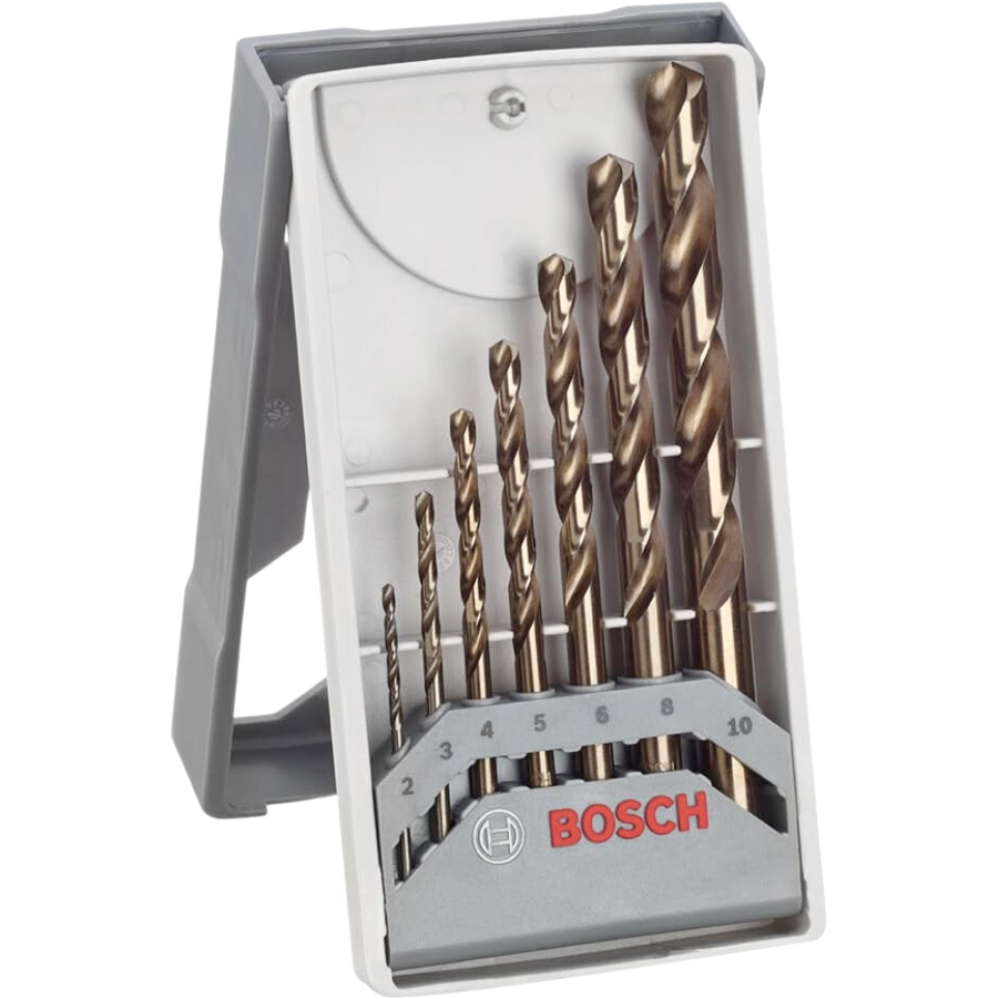Bosch HHS-Co DIN Metal Drill Bit Set 7Pcs (2608589296) | Bosch by KHM Megatools Corp.