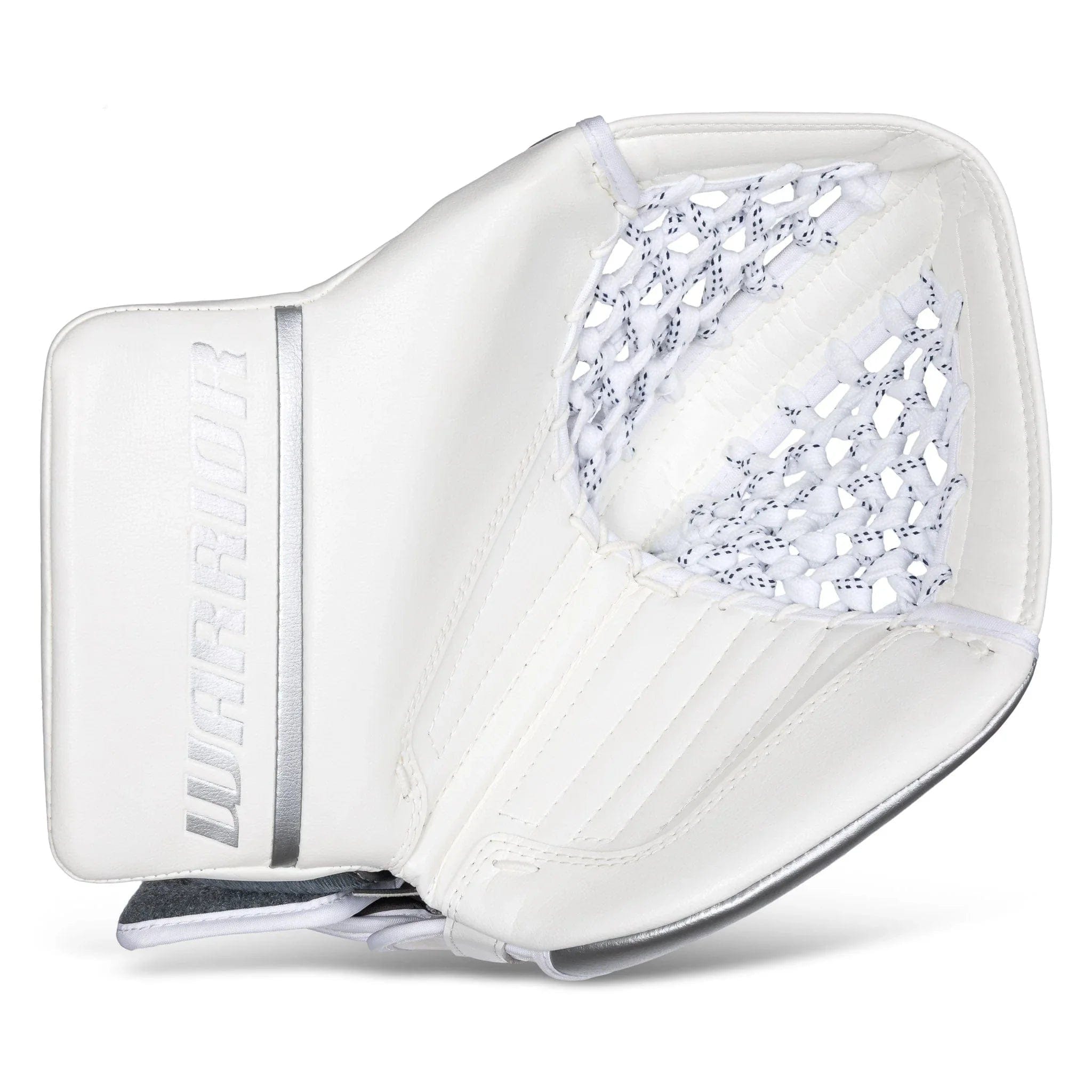 Warrior RTL G7 Pro Stock Senior Goalie Catcher - Classic White / Silver Regular - The Hockey Shop