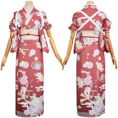 Charlie Morningstar rosa Kimono Hazbin Hotel Charlie Cosplay Kostüm