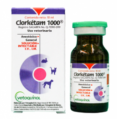 CON CLORKETAM 1000 10 ML - VETOQUINOL
