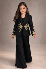 Coord Set with Sequence Work N Flared Pants