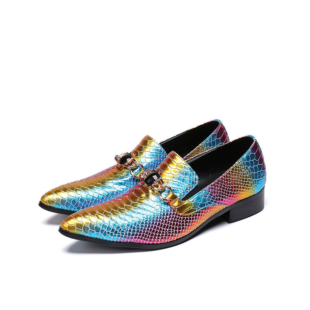 Dola Gem-Rainbow Alligator Loafer #8081