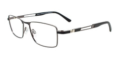 EasyClip EC638 Eyeglasses with Clip-on Sunglasses | Size 50