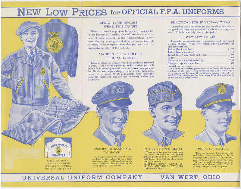 The Birth of the FFA Uniform · FFA Fashion Show · Special Collections at University Library