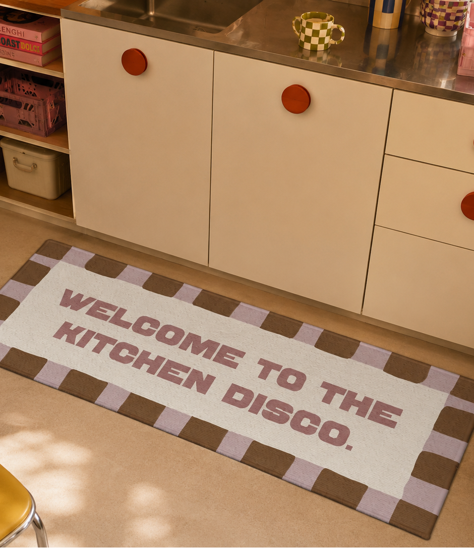 Tapis De Cuisine "Welcome Kitchen Disco"