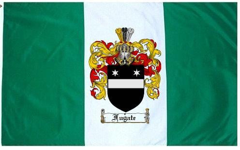 Fugate family crest coat of arms flag