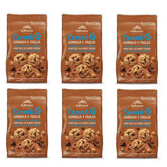 Galbusera Cereali G Granola e Frolla Shortbread Kekse mit Müsli und Schokoladenstücke cookies biscuits 6x300g Original italienisch