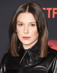 Stranger Things Star Millie Bobby Brown Breaks Out a New Look With Leather And Hair Extensions at Season Two Premiere