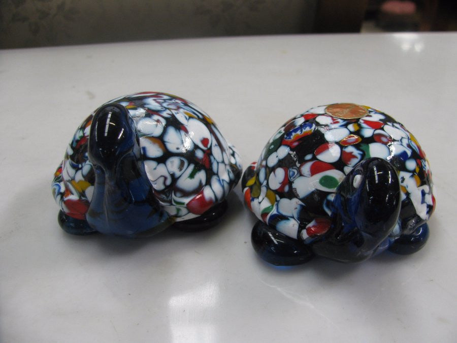 Pair Of Murano Glass Turtles | Antique & Vintage | Moonee Ponds Antiques | Australia Wide Delivery