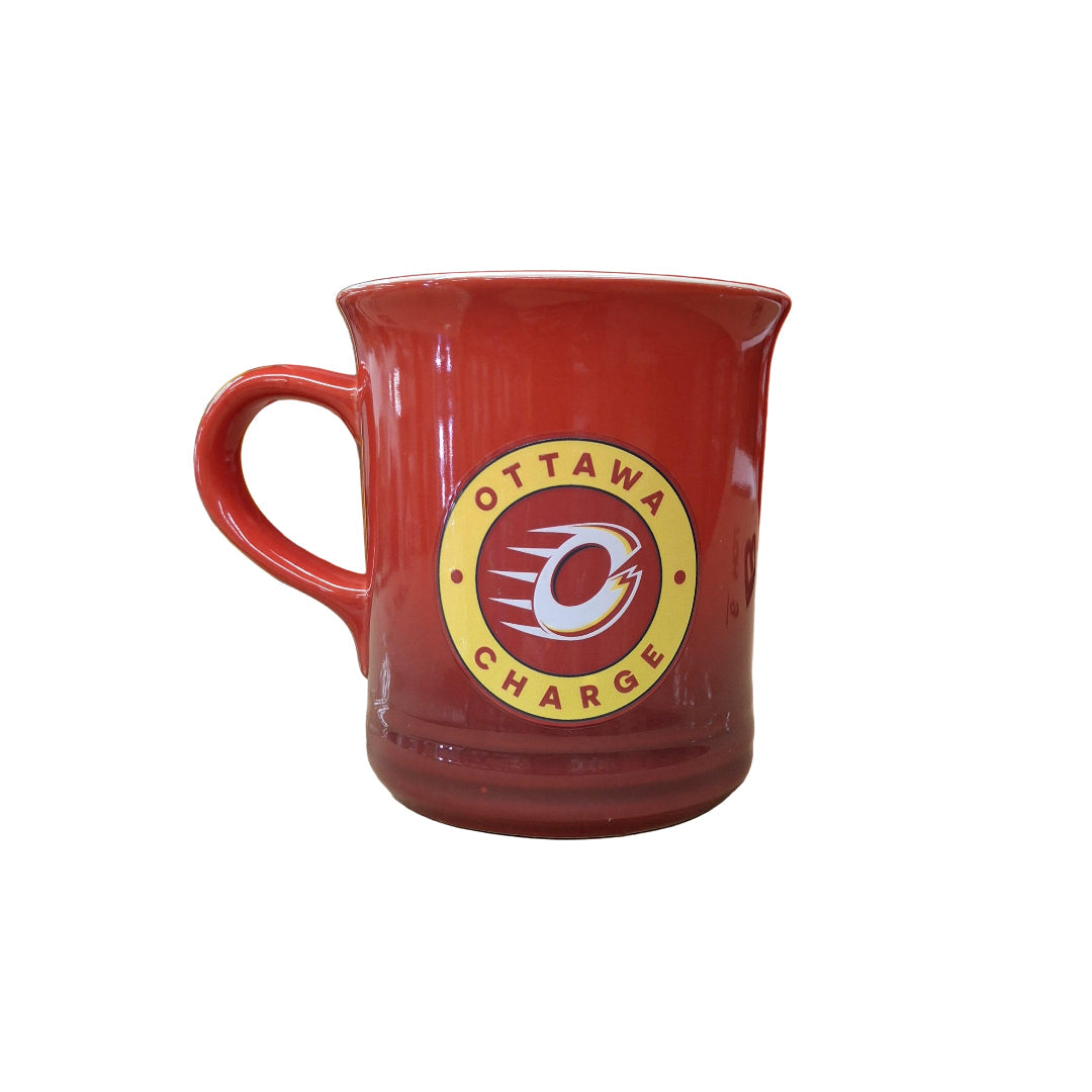 Inglasco PWHL Ottawa Charge Stoneware Mug 14oz red