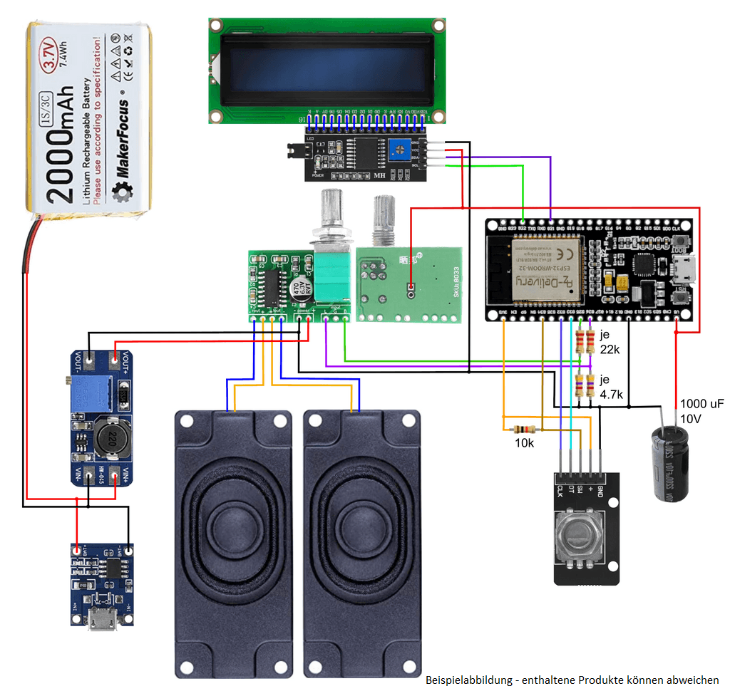 DIY Internet radio with the ESP32 Dev Kit C to build yourself | with blog instructions