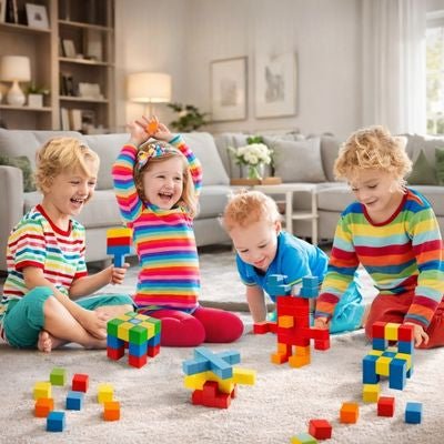 Jeu de construction magnétique | Créa'Logic - BABYSBLOU