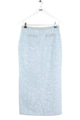 Jupe Self-Portrait Bleu en Polyester, taille M - Seconde Main