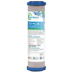 KX Technologies - 01 - 250 - 10 - MATRIKX - 10" x 2.5" MatriKX CTO Plus - 1 Micron - Chlorine/Chloramine & VOC Reduction Filter - Isopure Water - 01 - 250 - 10 - MATRIKX(R)