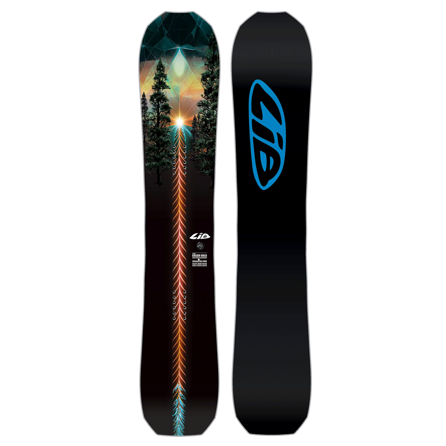 Lib Tech Men's Golden Orca Snowboard 2025 - Comor - Go Play Outside