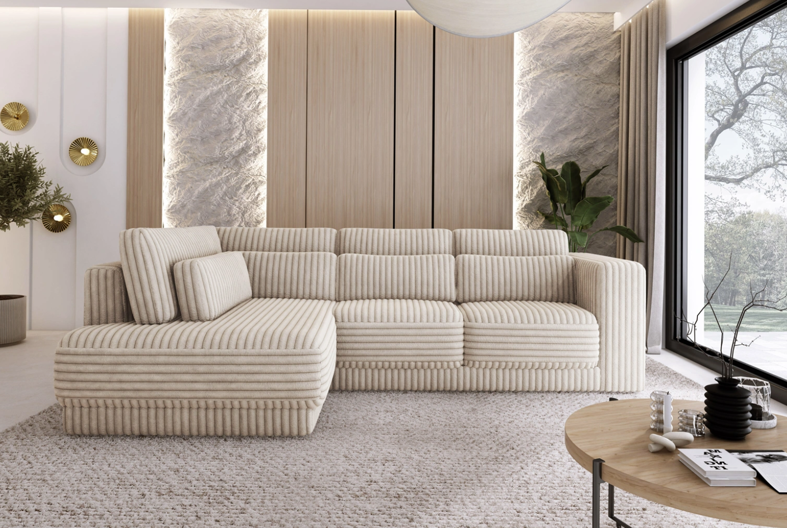 Tirana L Ecksofa