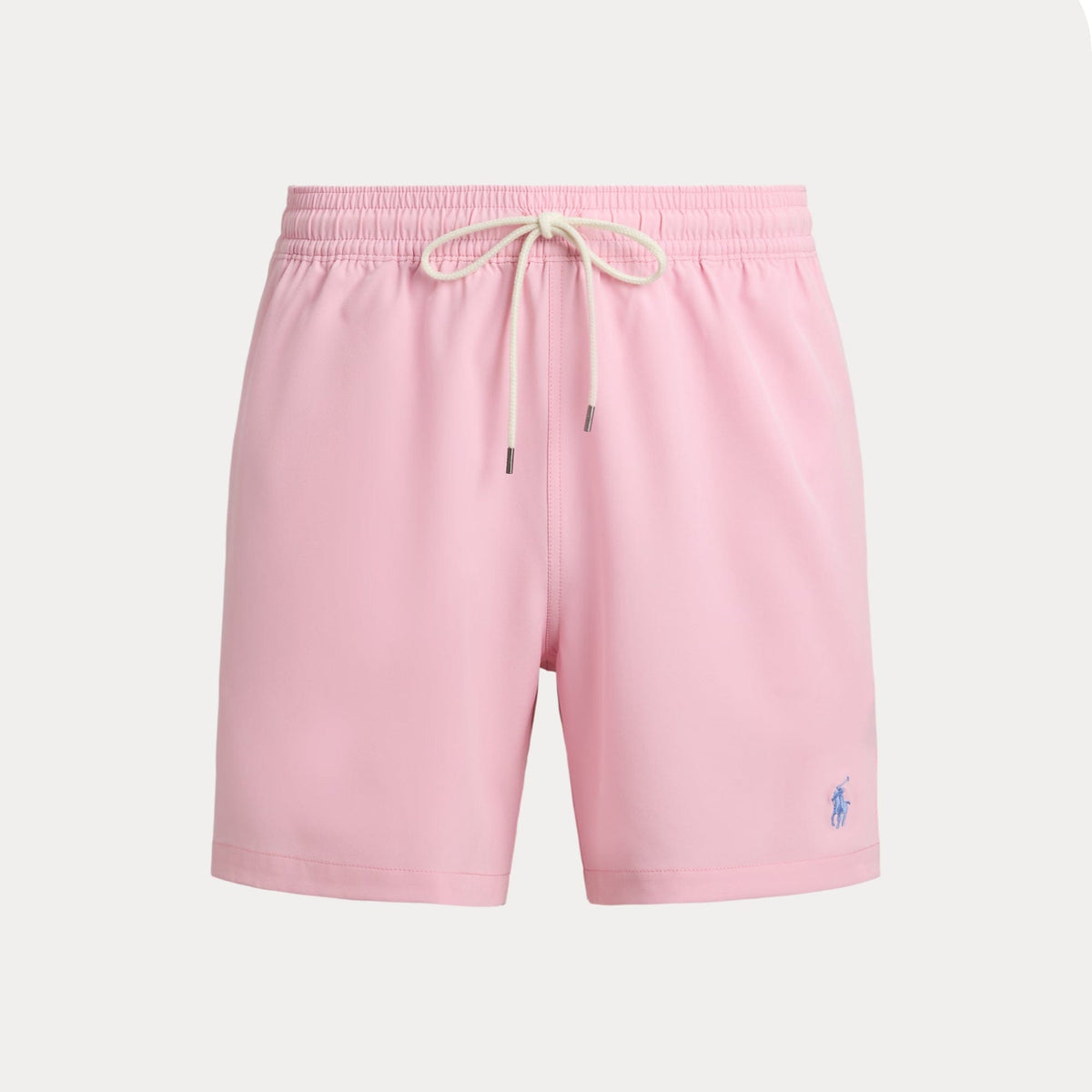 Polo Ralph Lauren 14.5cm Traveller Swimming Trunk in Carmel Pink/Austin Blue
