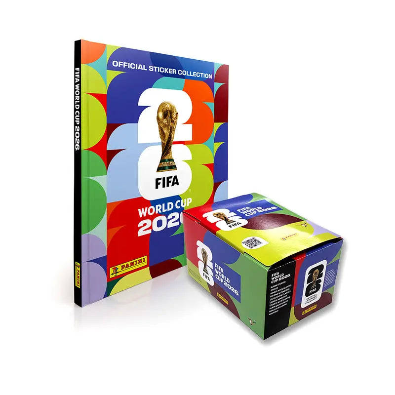 Album Tapa Dura Mundial 2026 Panini + Caja 104 Sobres
