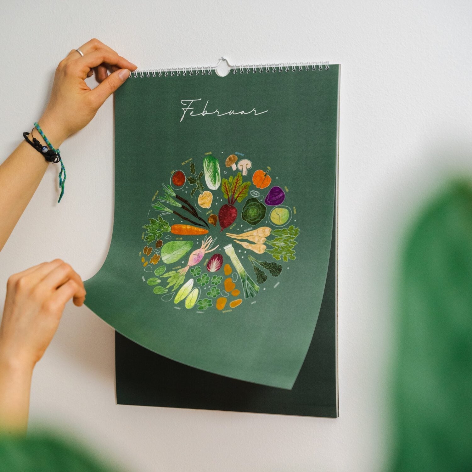 runningdrops Saisonkalender DIN A3 "Obst und Gemüse aus Deutschland"