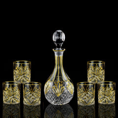 Service à Whisky Cristal Ancien