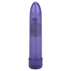 Shane's World - Sparkle Vibe - powerful straight vibrator has a tapered tip for precise stimulation & multi-speed vibrations, all in a glittery finish. Purple