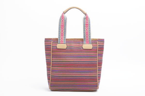 Colourful Striped Tote