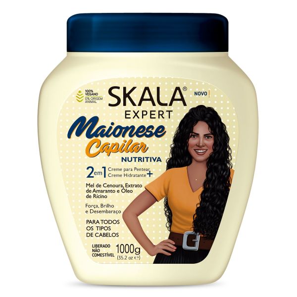 SKALA EXPERT MAIONESE CAPILAR NUTRITIVA CREME 2EM1 1KG-Soins Capillaires