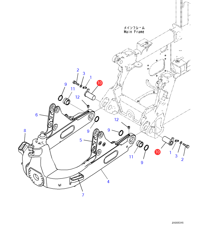 Sworzeń 13Y - 72 - 14240 - 13Y-72-14240-E - HeviTech