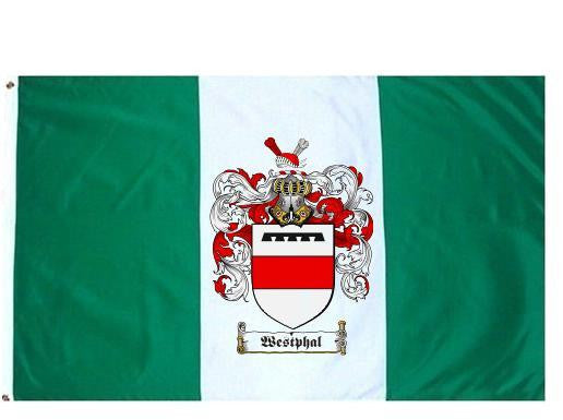 Westphal family crest coat of arms flag
